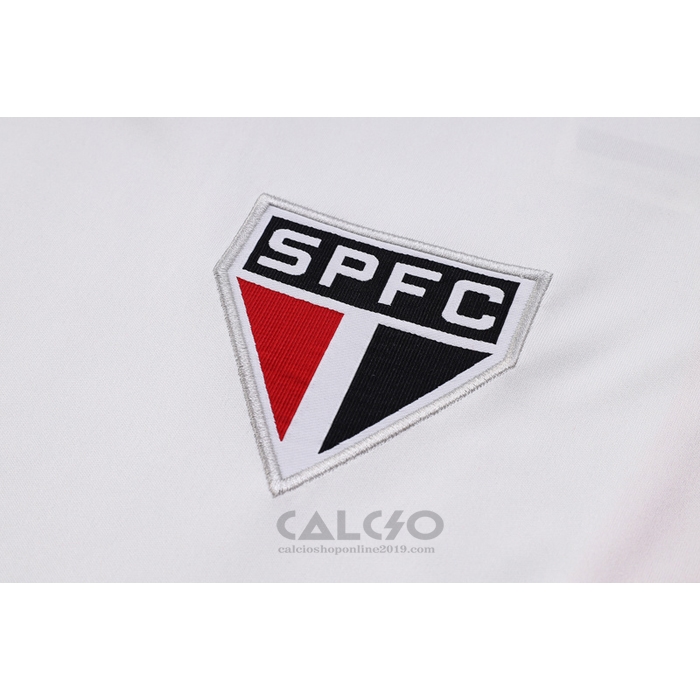 Tuta da Track Sao Paulo Manica Corta 2023-2024 Grigio - Pantaloncini
